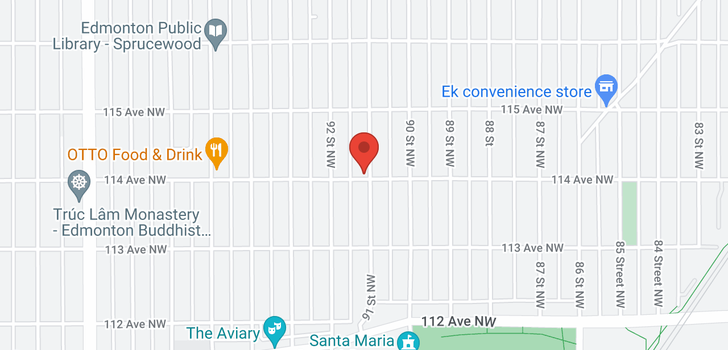 map of 11404 91 ST NW